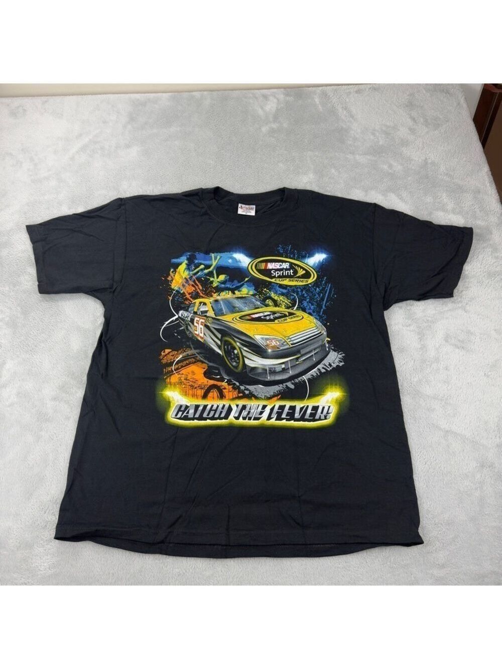 Chase Authentics NWT Men's Sz XL 2013 Sprint Cup Series T Shirt Double Sided AOP